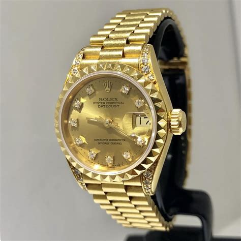 rolex mujer oro y brillantes|rolex precios originales.